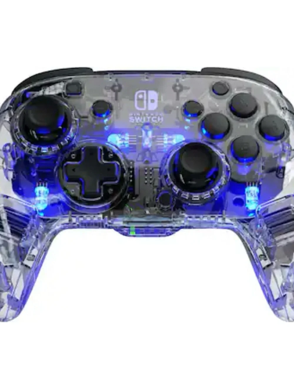Nintendo Switch OLED White Console with Clear Wireless Pro Controller